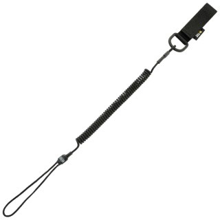 Smycz M-Tac Retraktor Lite Kombinowana Z D-Ringiem Black (51436302) M-TAC