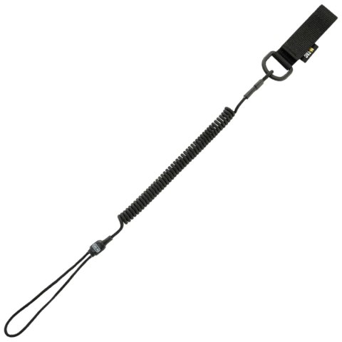 Smycz M-Tac Retraktor Lite Kombinowana Z D-Ringiem Black (51436302) M-TAC