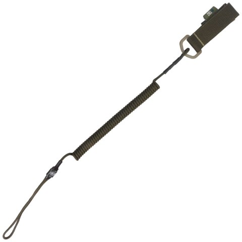 Smycz M-Tac Retraktor Lite Kombinowana Z D-Ringiem Olive (51436301) M-TAC