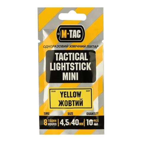 Światło chemiczne M-Tac 4,5x40mm, op. 10 szt. Yellow (711500425-Y) M-TAC