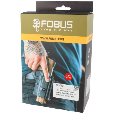 Kabura Fobus 1911CH LH do Colt, Kimber, Remington, Ruger, Sig Sauer, S&W, Springfield, STI, Tanfolio, Taurus - Leworęczna Fobus