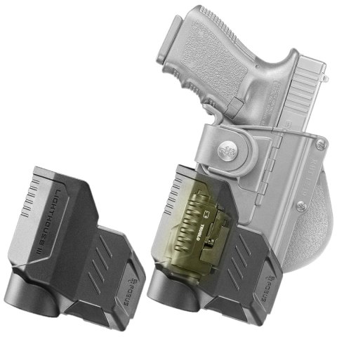 Kabura Fobus, Glock 19, 19X, 23 (Wykluczone 23 i 22 Gen 5), 32, 45 kabura taktyczna + Latarki i jednostki ochrony laserowej (RBT Fobus