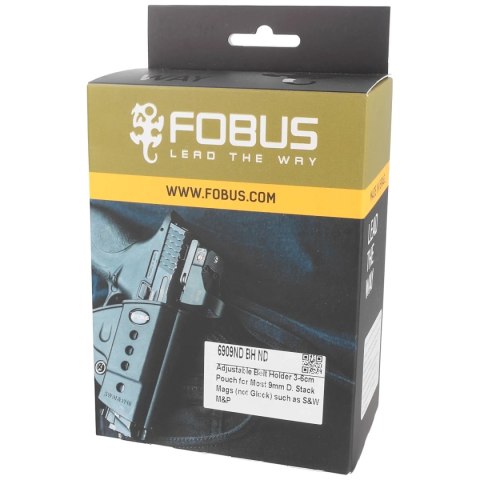 Ładownica Fobus na magazynki 9mm Double Stack Magazines (bez Glock) takie jak Ruger SR9, American Pistol 9mm, CZ P07, S&W M&P, W Fobus