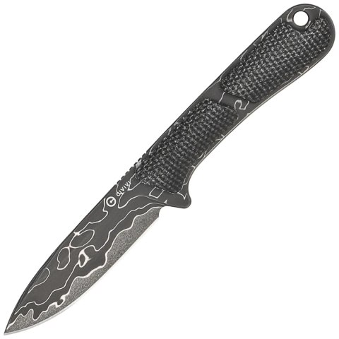 Nóż Civivi Mini Elementum Fixed Dark Green Micarta, Damascus (C23010-DS1) Civivi by WE Knife