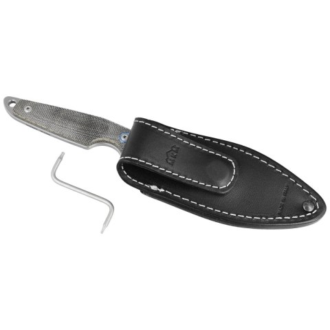 Nóż MKM Makro 1 Green Canvas Micarta, Stonewashed by Jesper Voxnæs (MKMA01-GC) MKM - Maniago Knife Makers