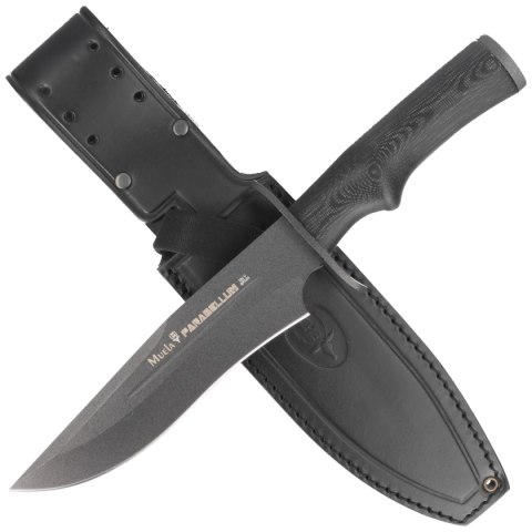 Nóż Muela Parabellum Black Micarta, PTFE Niflon 11 X50CrMoV15 (PARABELLUM-17N) Muela