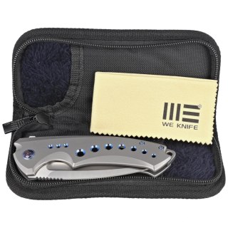 Nóż WE Knife Nexusia LE No 121/155 Gray Titanium, Hand Satin CPM 20CV (WE22044-2) WE Knife