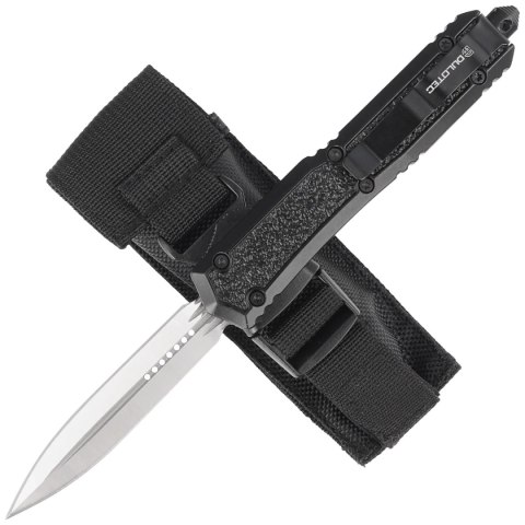 Nóż automatyczny Dulotec OTF Black Aluminum, Satin 3Cr13MoV (K188A-BK) Dulotec