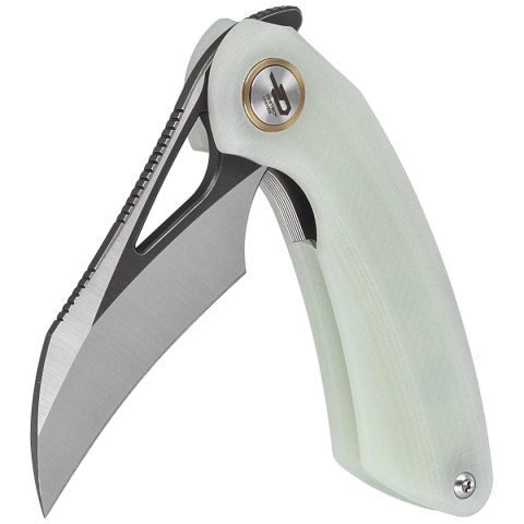 Nóż składany Bestech Bihai Jade G10, Grey DLC Stonewashed/Satin 14C28N by Ostap Hel (BG53F) Bestech Knives