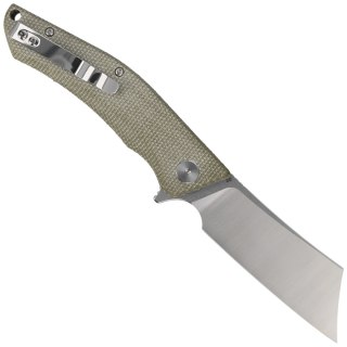 Nóż składany Bestech Cubis Beige Micarta, Stonewashed / Satin D2 (BG42B) Bestech Knives