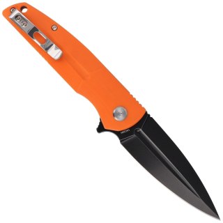 Nóż składany Bestech Fin Orange G10, Black Stonewashed 14C28N (BG34B-3) Bestech Knives