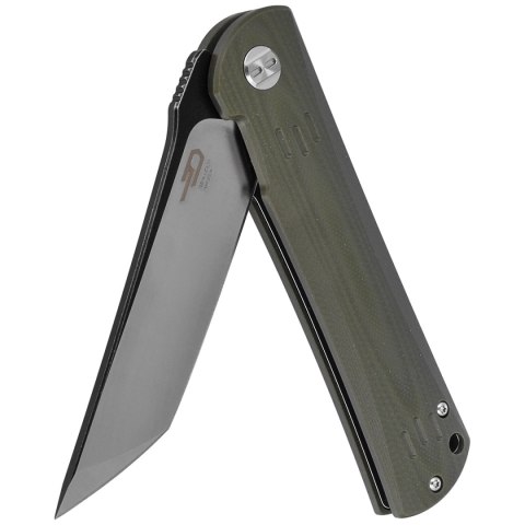 Nóż składany Bestech Kendo Army Green G10, Black / Satin D2 (BG06B-2) Bestech Knives