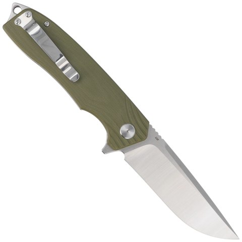 Nóż składany Bestech Lion Army Green G10, Stonewashed/Satin D2 (BG01B) Bestech Knives