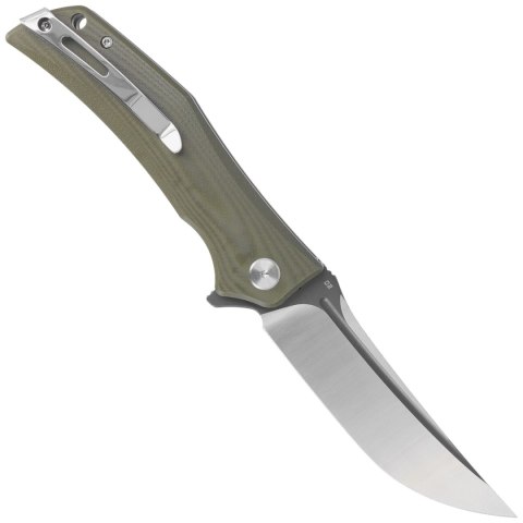 Nóż składany Bestech Scimitar Army Green G10, Gray/Satin D2 (BG05B-2) Bestech Knives