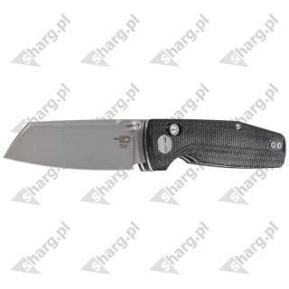 Nóż składany Bestech Slasher Black Micarta, Stonewashed D2 (BG43A-1) Bestech Knives