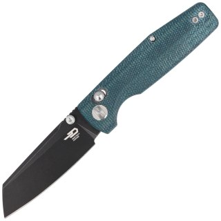 Nóż składany Bestech Slasher Blue Micarta, Black Stonewashed D2 (BG43C-2) Bestech Knives