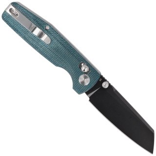 Nóż składany Bestech Slasher Blue Micarta, Black Stonewashed D2 (BG43C-2) Bestech Knives