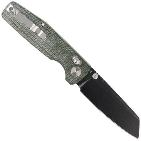 Nóż składany Bestech Slasher Green Micarta, Black Stonewashed D2 (BG43B-2) Bestech Knives