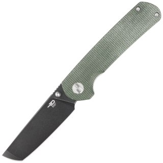 Nóż składany Bestech Sledgehammer Green Micarta, Black Stonewashed D2 (BG31B-2) Bestech Knives