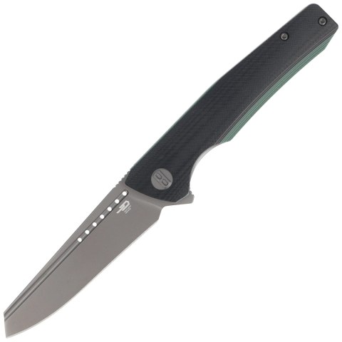Nóż składany Bestech Slyther Black/Green G10, Grey Titanized 14C28N (BG51D) Bestech Knives