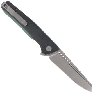 Nóż składany Bestech Slyther Black/Green G10, Grey Titanized 14C28N (BG51D) Bestech Knives