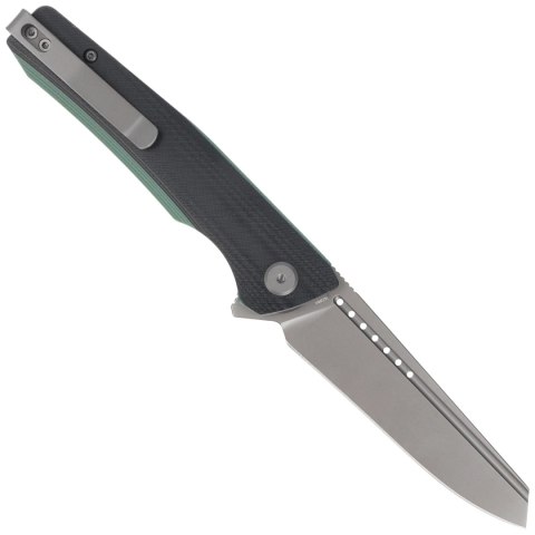 Nóż składany Bestech Slyther Black/Green G10, Grey Titanized 14C28N (BG51D) Bestech Knives