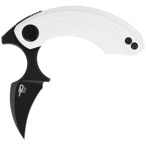 Nóż składany Bestech Strelit White G10, Black Stonewashed 14C28N by Ostap Hel (BG52D) Bestech Knives