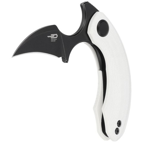 Nóż składany Bestech Strelit White G10, Black Stonewashed 14C28N by Ostap Hel (BG52D) Bestech Knives