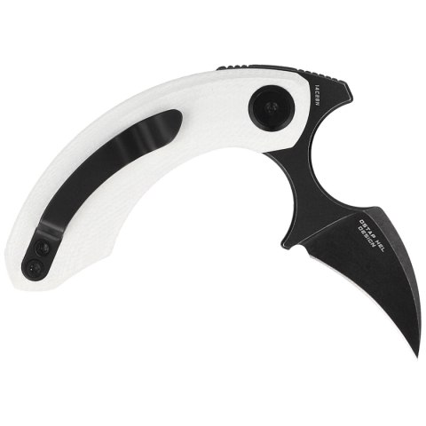 Nóż składany Bestech Strelit White G10, Black Stonewashed 14C28N by Ostap Hel (BG52D) Bestech Knives