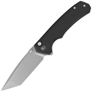 Nóż składany Civivi Brazen Button Lock Black G10, Stonewashed 14C28N (C19059C-1) Civivi by WE Knife