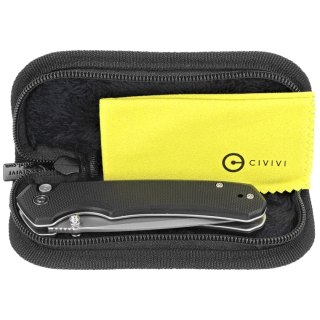 Nóż składany Civivi Brazen Button Lock Black G10, Stonewashed 14C28N (C19059C-1) Civivi by WE Knife