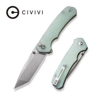 Nóż składany Civivi Brazen Button Lock Natural G10, Stonewashed 14C28N (C19059C-3) Civivi by WE Knife