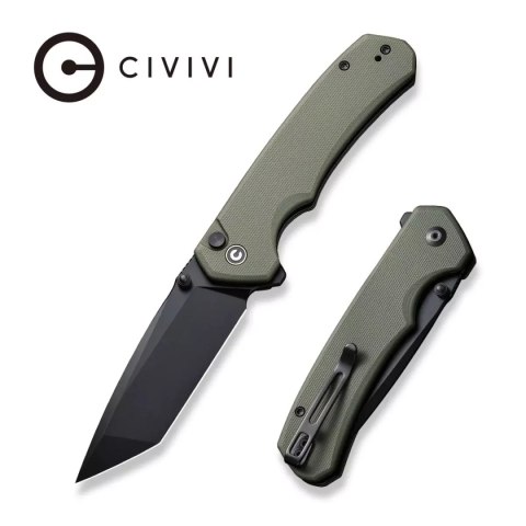 Nóż składany Civivi Brazen Button Lock OD Green G10, Black 14C28N (C19059C-2) Civivi by WE Knife