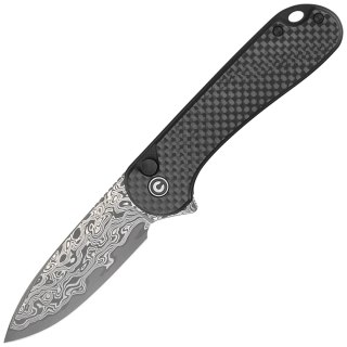 Nóż składany Civivi Button Lock Elementum II Carbon Fiber/Black G10, Damascus (C18062PB-DS1) Civivi by WE Knife