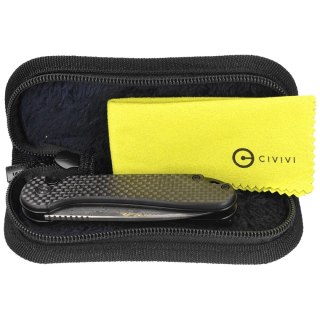 Nóż składany Civivi Button Lock Elementum II Carbon Fiber/Black G10, Damascus (C18062PB-DS1) Civivi by WE Knife