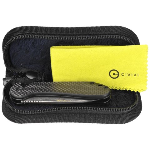 Nóż składany Civivi Button Lock Elementum II Carbon Fiber/Black G10, Damascus (C18062PB-DS1) Civivi by WE Knife