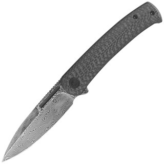 Nóż składany Civivi Caetus Twill Carbon Fiber, Black Hand Rubbed Damascus (C21025C-DS1) Civivi by WE Knife