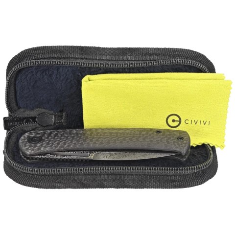 Nóż składany Civivi Caetus Twill Carbon Fiber, Black Hand Rubbed Damascus (C21025C-DS1) Civivi by WE Knife
