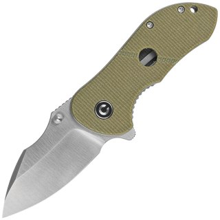 Nóż składany Civivi Gordo Olive Canvas Micarta, Satin D2 by Peter Carey (C22018C-2) Civivi by WE Knife