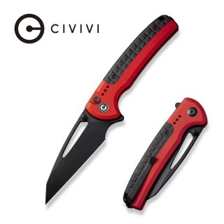 Nóż składany Civivi Sentinel Strike Red Aluminium / Black FRN, Black K110 (C22025B-1) Civivi by WE Knife