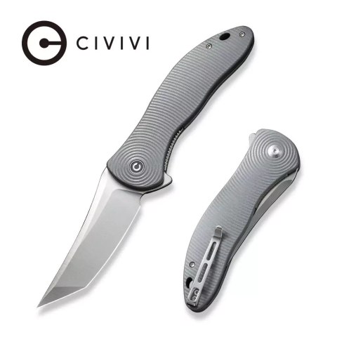 Nóż składany Civivi Synergy4 Tanto Gray G10, Satin Nitro-V by Jim Oâ€™Young (C21018B-2) Civivi by WE Knife