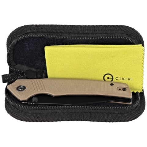 Nóż składany Civivi Tranquil Tan G10, Black 14C28N (C23027-3) Civivi by WE Knife
