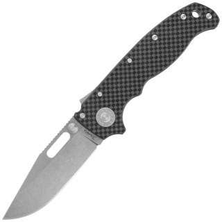 Nóż składany Demko AD20.5 Clip Point Carbon Fiber, Stonewashed CPM S35VN by Andrew Demko (205-S35-CPCF) Demko Knives