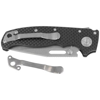 Nóż składany Demko AD20.5 Clip Point Carbon Fiber, Stonewashed CPM S35VN by Andrew Demko (205-S35-CPCF) Demko Knives