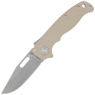 Nóż składany Demko AD20.5 Clip Point Coyote Tan G10, Stonewashed CPM S35VN by Andrew Demko (205-S35-CPCT) Demko Knives