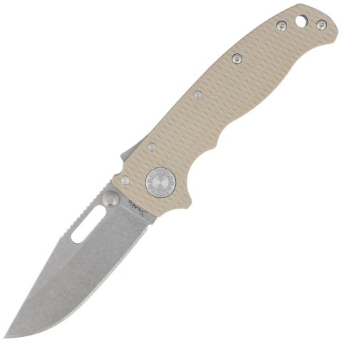 Nóż składany Demko AD20.5 Clip Point Coyote Tan G10, Stonewashed CPM S35VN by Andrew Demko (205-S35-CPCT) Demko Knives