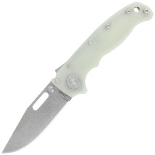 Nóż składany Demko AD20.5 Clip Point Natural G10, Stonewashed CPM S35VN by Andrew Demko (205-S35-CPN) Demko Knives