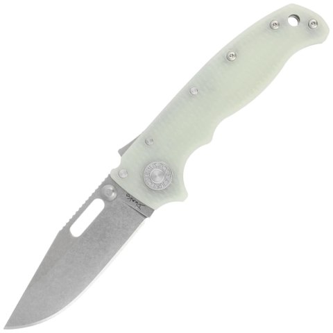 Nóż składany Demko AD20.5 Clip Point Natural G10, Stonewashed CPM S35VN by Andrew Demko (205-S35-CPN) Demko Knives