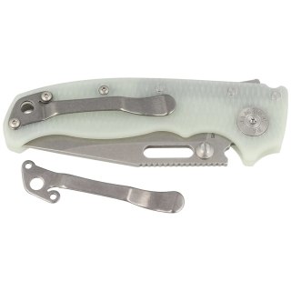Nóż składany Demko AD20.5 Clip Point Natural G10, Stonewashed CPM S35VN by Andrew Demko (205-S35-CPN) Demko Knives