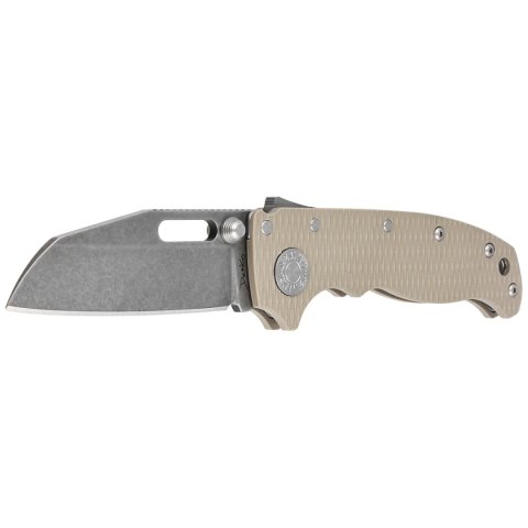 Nóż składany Demko AD20.5 Shark Foot Coyote Tan G10, Stonewashed CPM 3V by Andrew Demko (205-3V-SFCT) Demko Knives